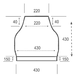 Цоколь стеклопластиковый Ц – 450 А220